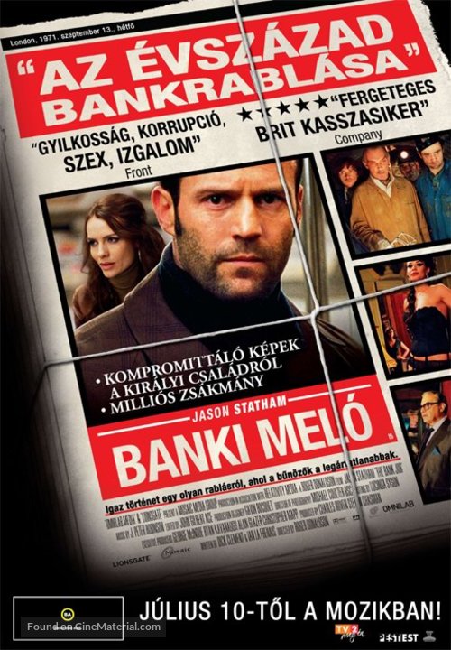 The Bank Job - Hungarian Movie Poster