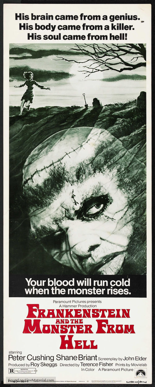 Frankenstein and the Monster from Hell - Movie Poster