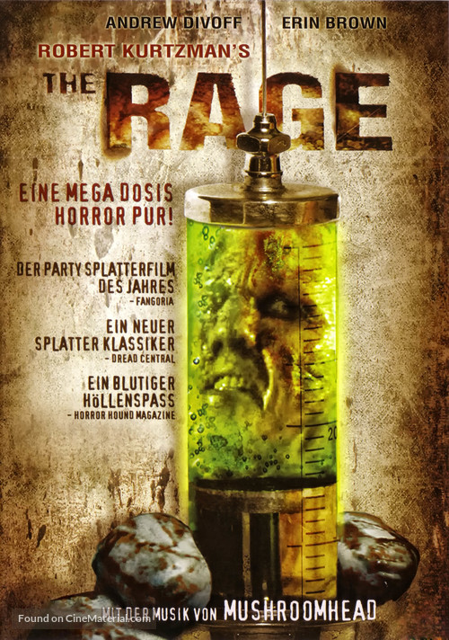The Rage - German DVD movie cover