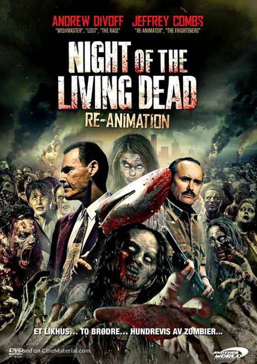 Night of the Living Dead 3D: Re-Animation - Swedish DVD movie cover