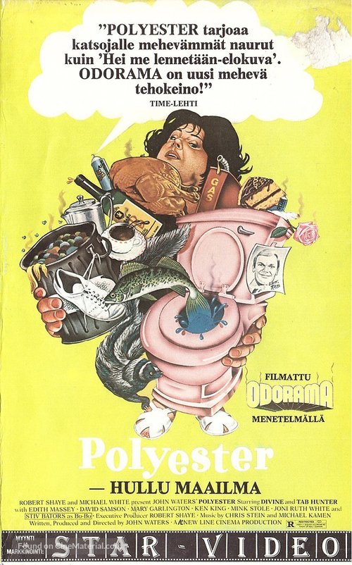 Polyester - Finnish VHS movie cover