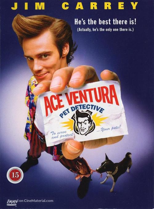 Ace Ventura: Pet Detective - Danish DVD movie cover