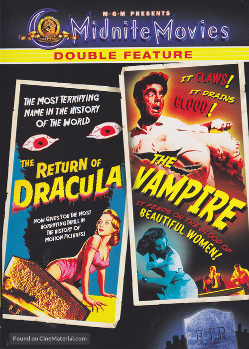 The Return of Dracula - DVD movie cover