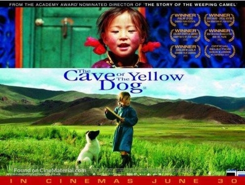 Die H&ouml;hle des gelben Hundes - British Movie Poster