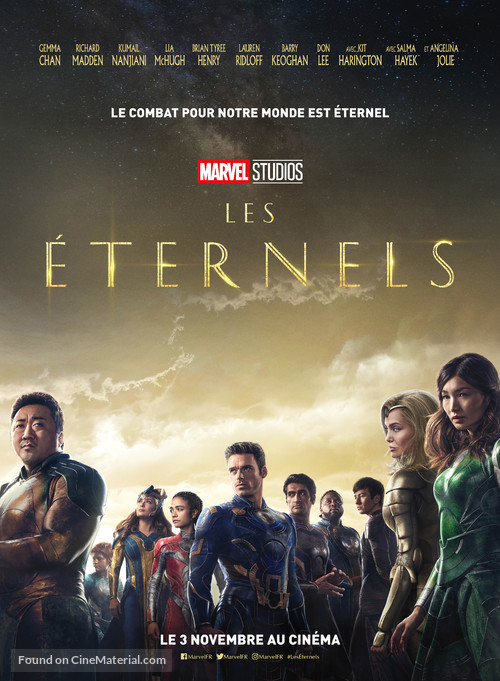 Eternals - French Movie Poster