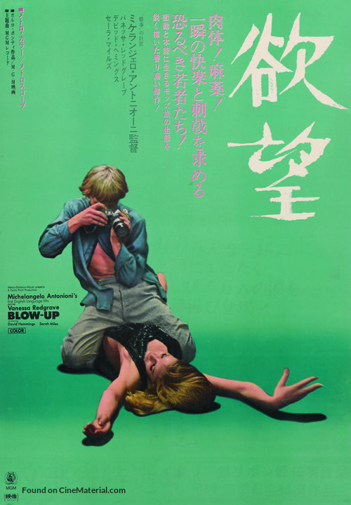 Blowup - Japanese Movie Poster