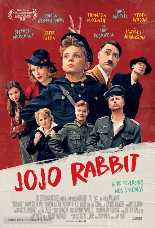 Jojo Rabbit - Portuguese Movie Poster