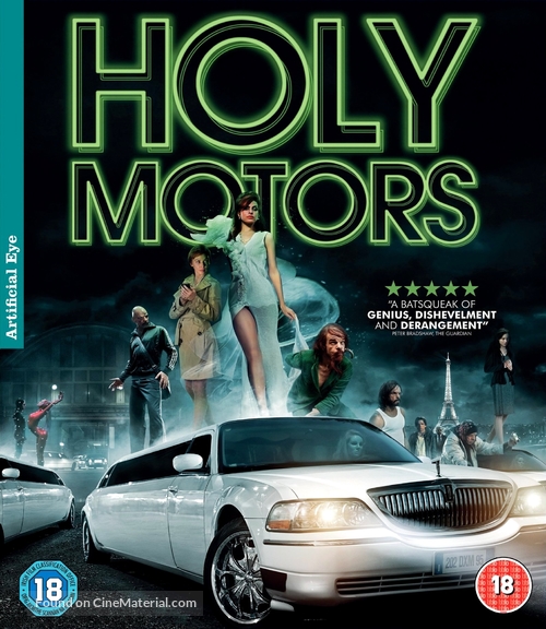 Holy Motors - British Blu-Ray movie cover
