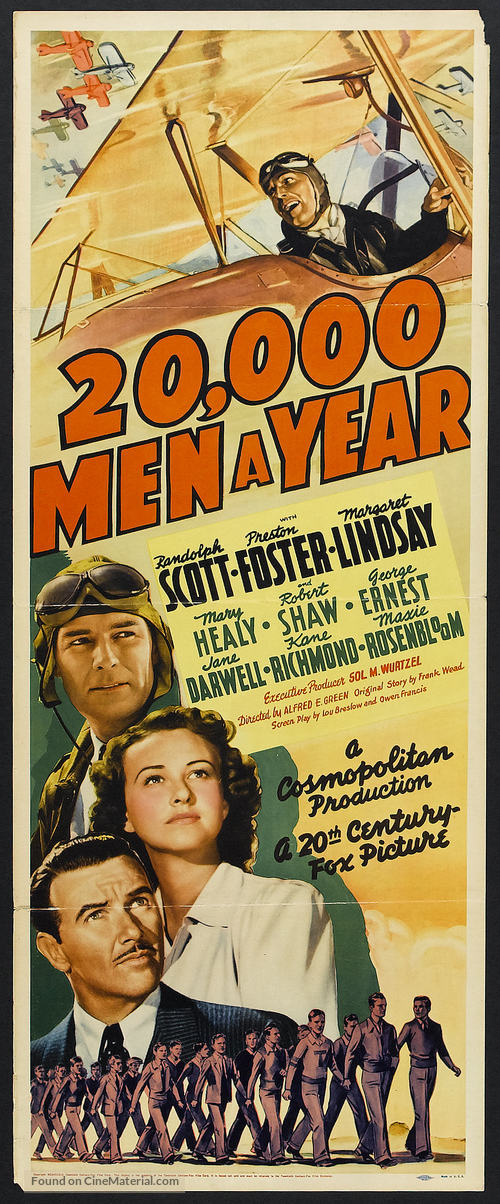 20,000 Men a Year - Movie Poster