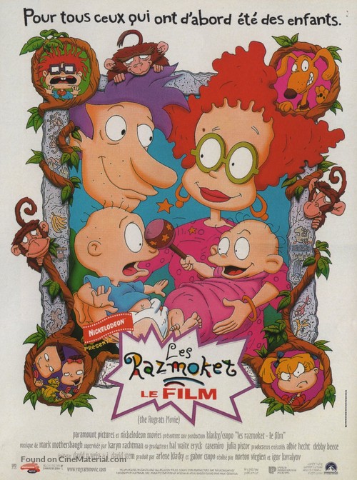 The Rugrats Movie - French Movie Poster