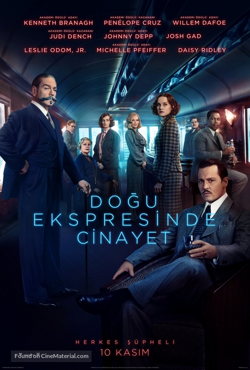 Murder on the Orient Express - Turkish Movie Poster