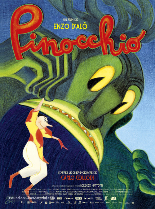 Pinocchio - French Movie Poster