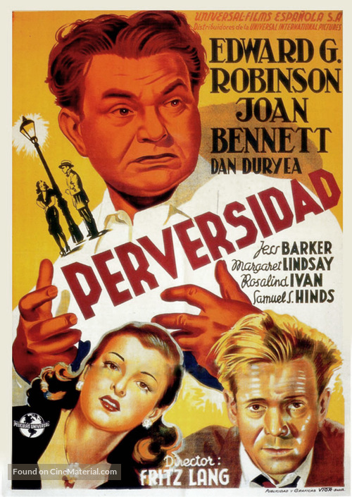 Scarlet Street - Spanish Movie Poster