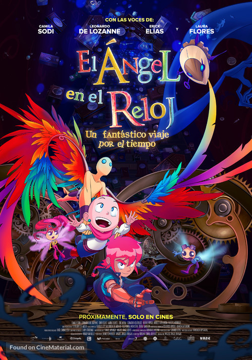 El &aacute;ngel en el reloj - Mexican Movie Poster