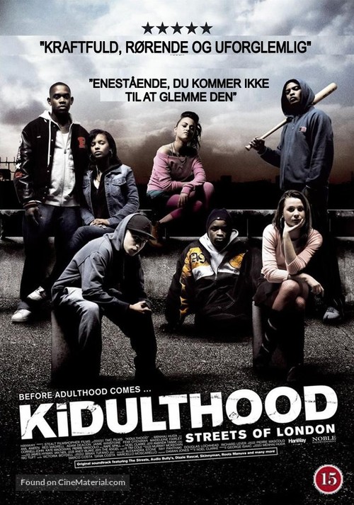 Kidulthood - Danish DVD movie cover