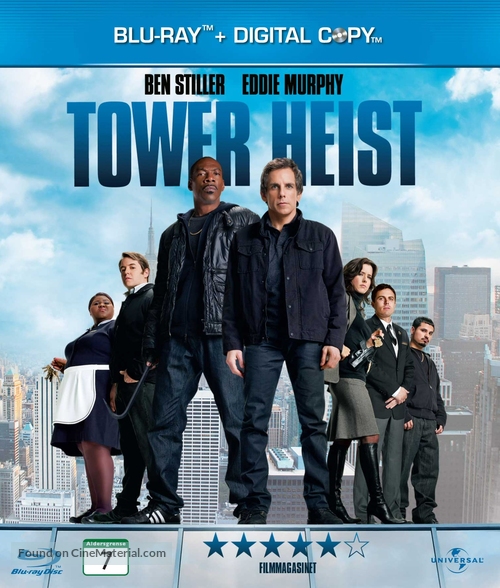 Tower Heist - Norwegian Blu-Ray movie cover