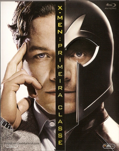 X-Men: First Class - Brazilian Blu-Ray movie cover