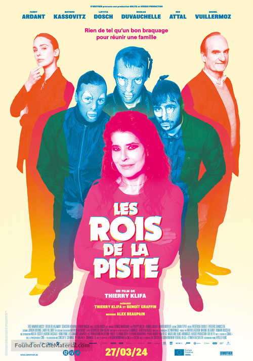 Les rois de la piste - Belgian Movie Poster