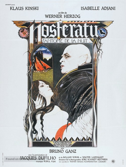 Nosferatu: Phantom der Nacht - French Movie Poster