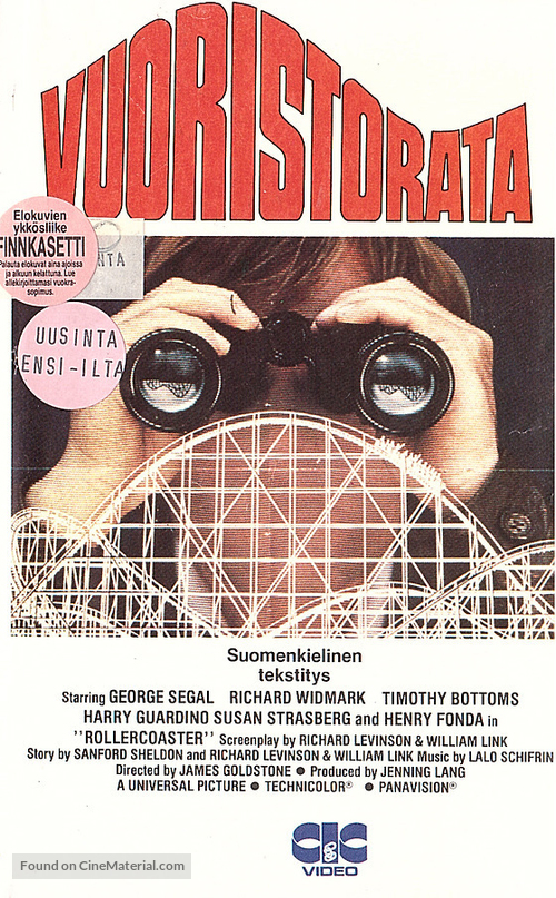 Rollercoaster - Finnish VHS movie cover