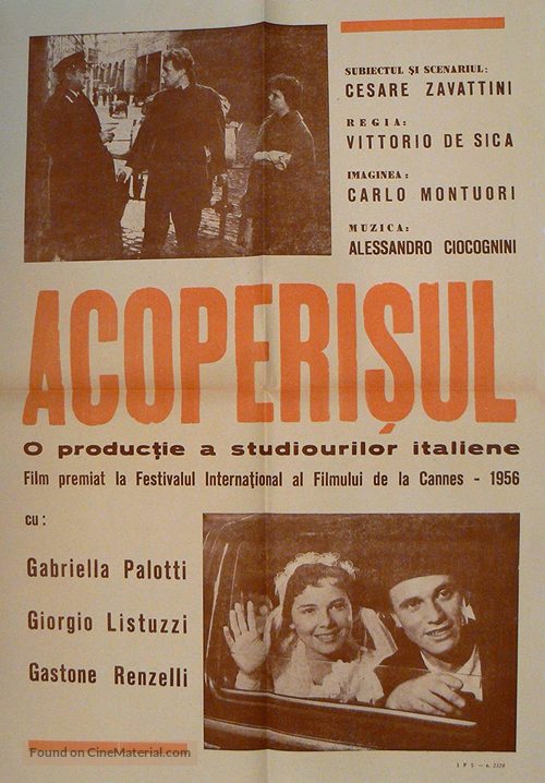 Il tetto - Romanian Movie Poster