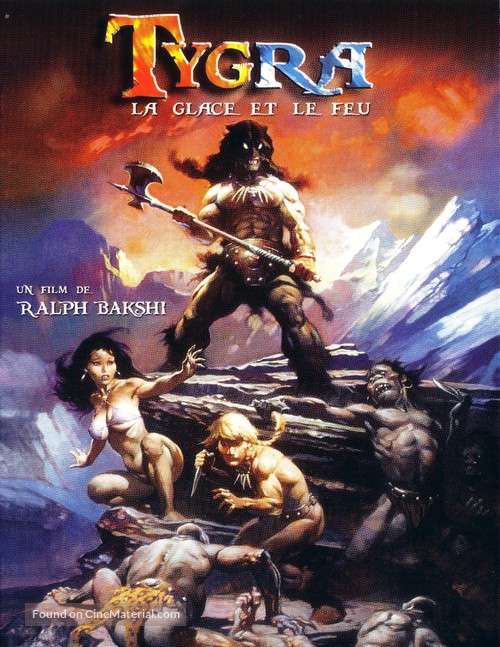 Fire and Ice - French DVD movie cover