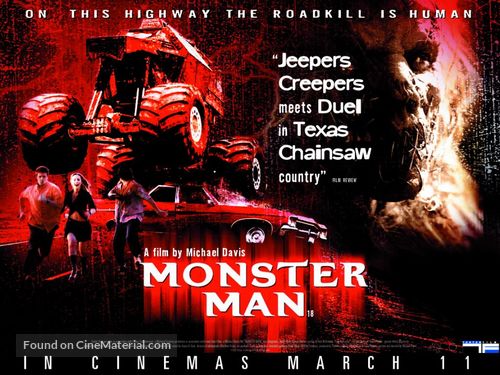 Monster Man - British Movie Poster