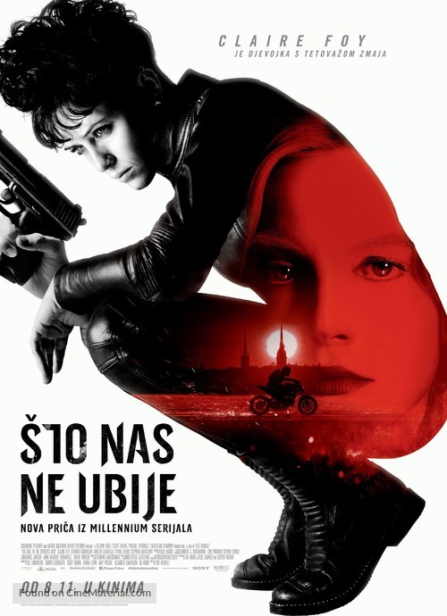 The Girl in the Spider&#039;s Web - Croatian Movie Poster