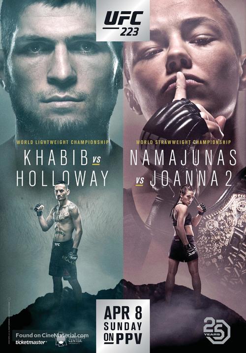 UFC 223: Khabib vs Iaquinta - Indian Movie Poster