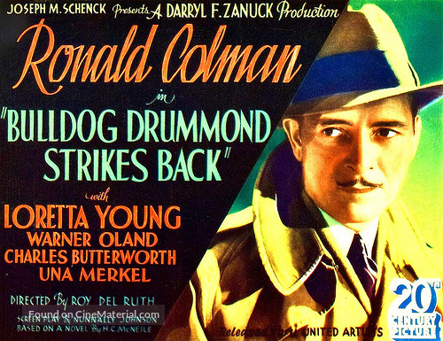 Bulldog Drummond Strikes Back - Movie Poster