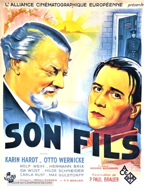 Sein Sohn - French Movie Poster