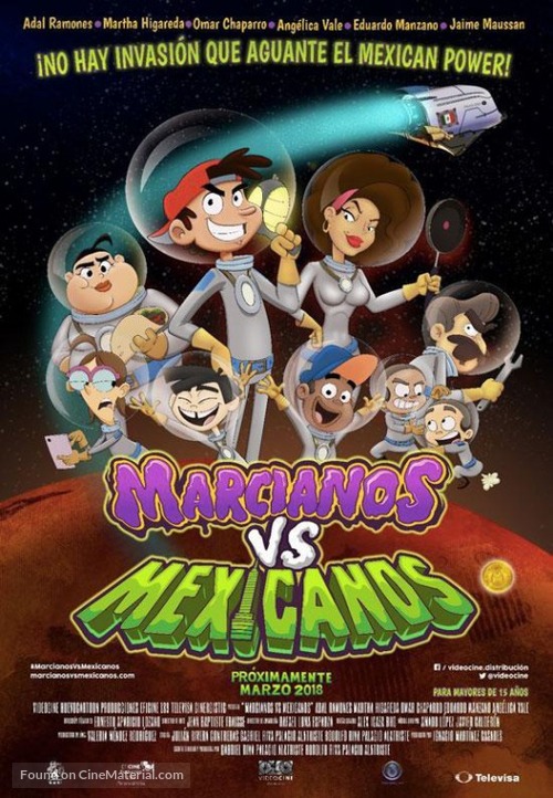 Marcianos Contra Mexicanos - Mexican Movie Poster