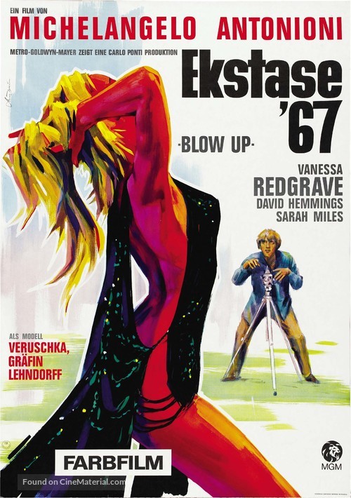Blowup - German Theatrical movie poster