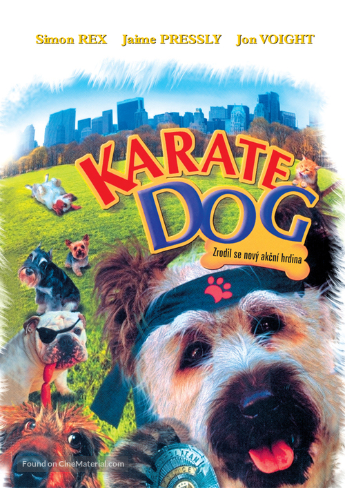 The Karate Dog - Czech DVD movie cover