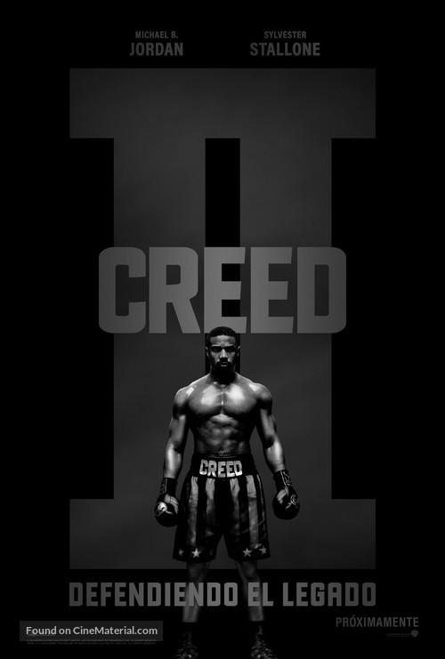 Creed II - Argentinian Movie Poster