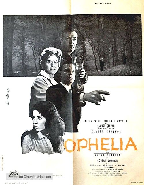 Oph&eacute;lia - French Movie Poster