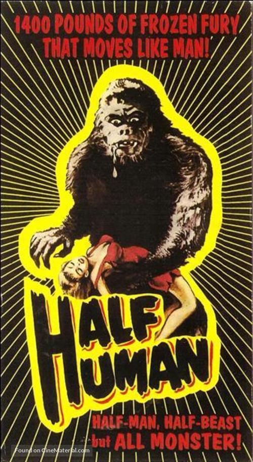 Half Human: The Story of the Abominable Snowman - VHS movie cover