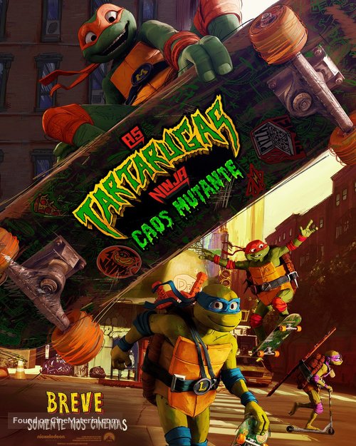 Teenage Mutant Ninja Turtles: Mutant Mayhem - Brazilian Movie Poster