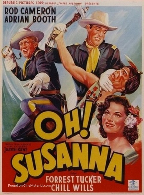 Oh! Susanna - Belgian Movie Poster