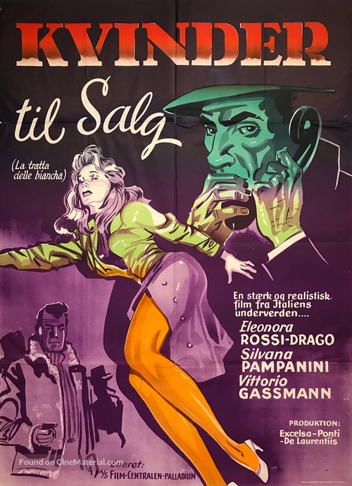 La tratta delle bianche - Danish Movie Poster