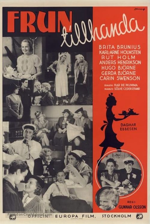 Frun tillhanda - Swedish Movie Poster