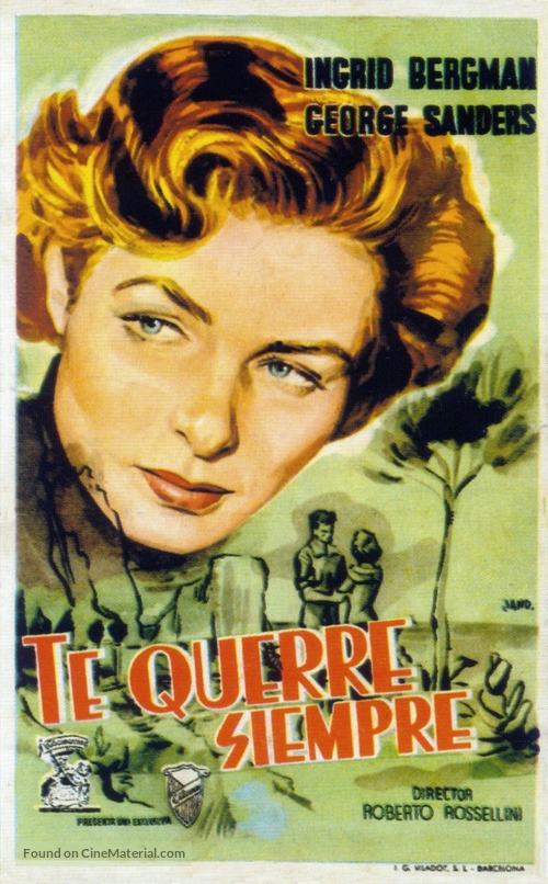 Viaggio in Italia - Spanish Movie Poster