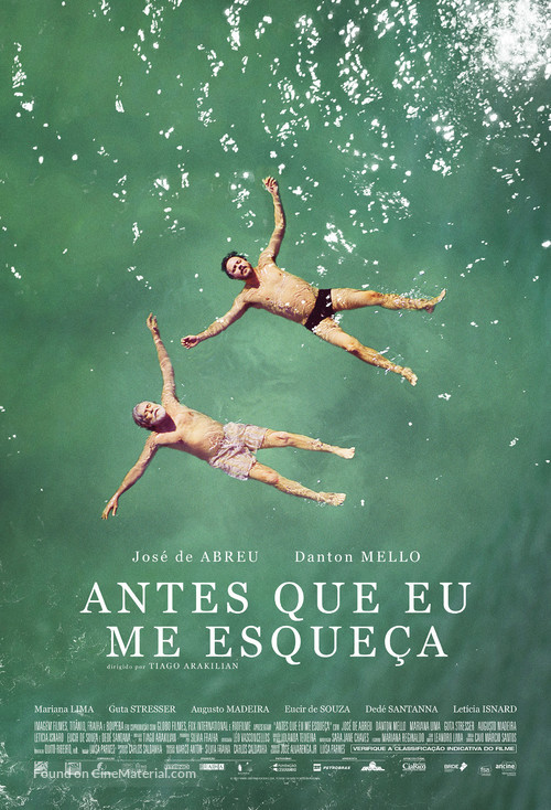 Antes Que Eu Me Esque&ccedil;a - Brazilian Movie Poster