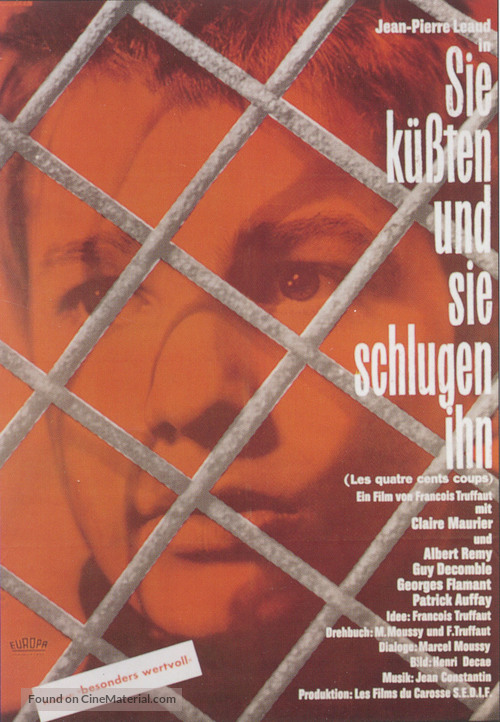 Les quatre cents coups - German Movie Poster