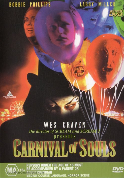 Carnival of Souls - Australian DVD movie cover