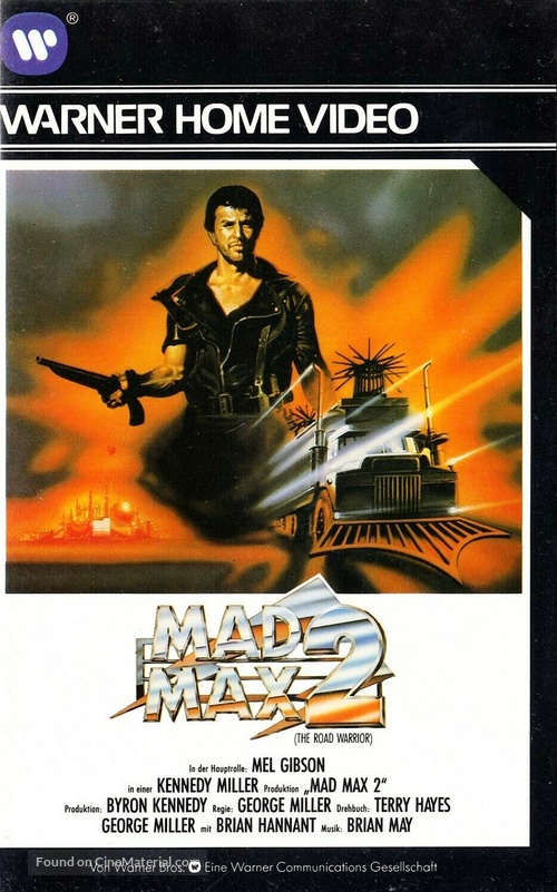 Mad Max 2 - German VHS movie cover