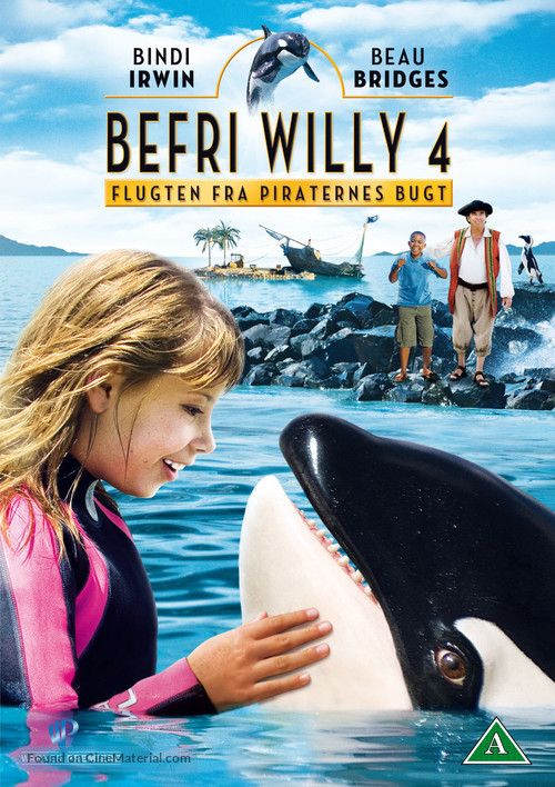 Free Willy: Escape from Pirate&#039;s Cove - Danish Movie Cover