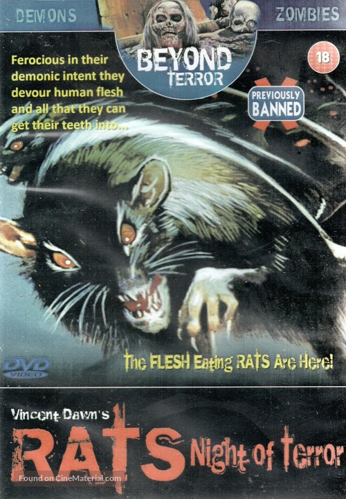 Rats - Notte di terrore - British DVD movie cover