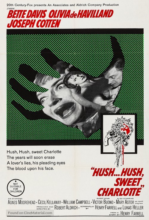 Hush... Hush, Sweet Charlotte - Australian Movie Poster