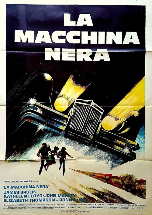 The Car - Italian Movie Poster